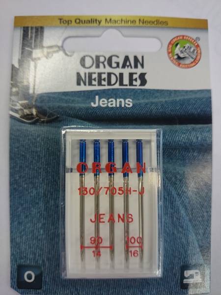 Bilde av Organ symaskinnåler - 5 st., Jeans/ dongeri 90 - 100