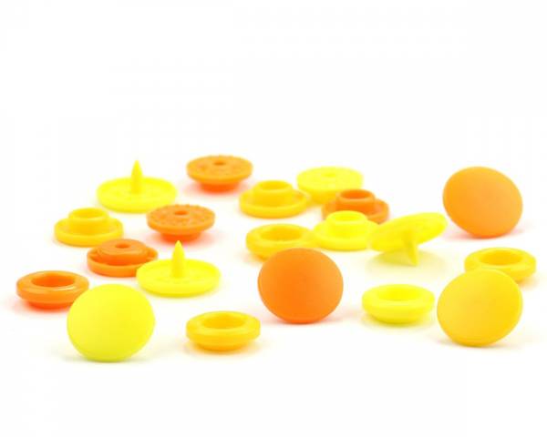 Bilde av Prym Love Plasttrykknapper 12,4 mm - gul-oransje