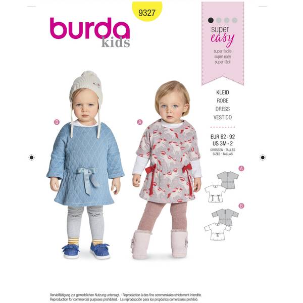 Bilde av 9327 - Burda - kjole/tunika (UAS)