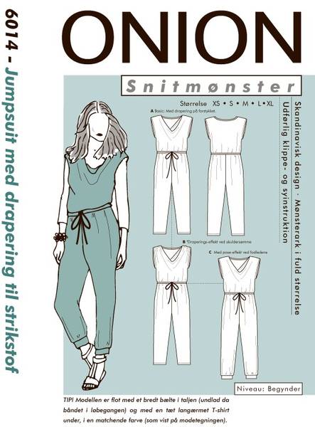Bilde av Onion 6014 - jumpsuit med drapering til stretchstoff