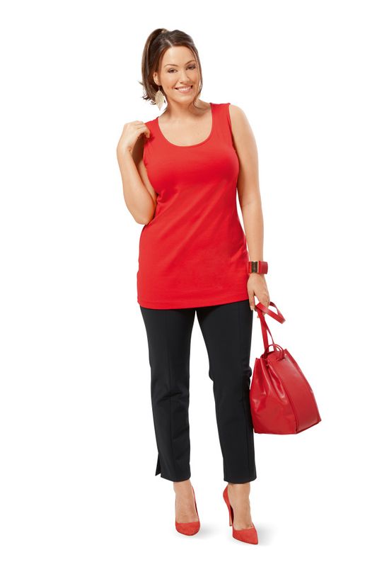 6672 - Burda - Singlet, Shirt & kjole