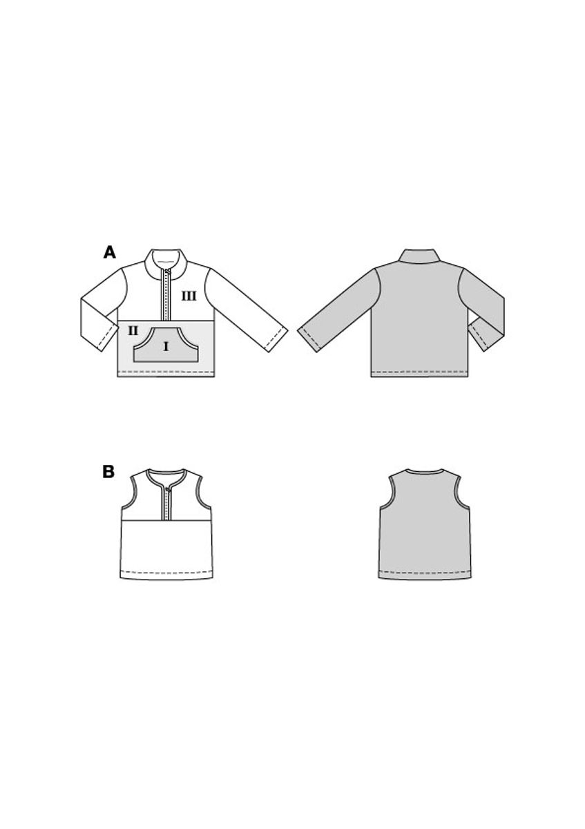 9183 - Burda - jakke og vest