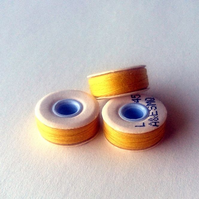 Hovedbilde 6 st Signature, sennepgul, 50m, 40WT cotton