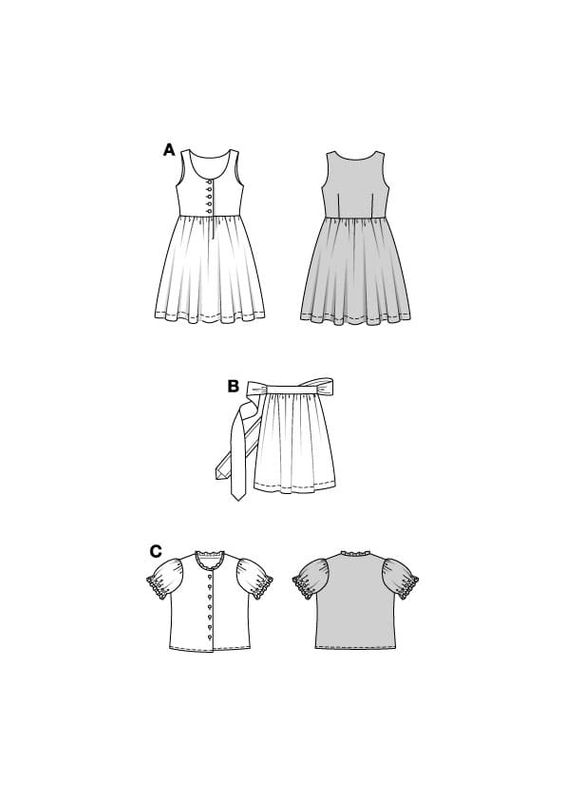 9230 - Burda - dirndl