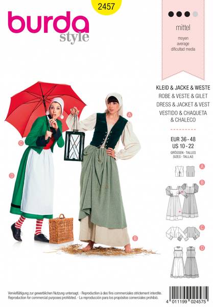 Bilde av 2457 - Burda - kostymer, karneval