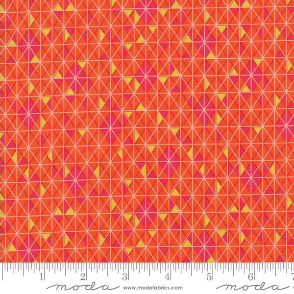 Bilde av Basic Mixologie 2 - 1 cm trekantruter - oransje