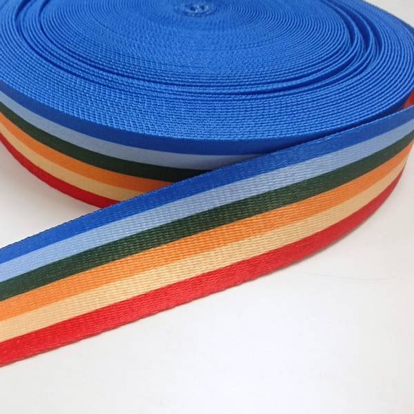 Bilde av Gjordebånd, polyester, 38 mm, 6 mm striper