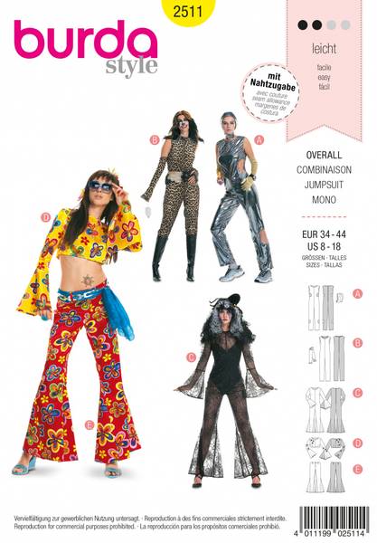Bilde av 2511 - Burda - kostyme, jumpsuit