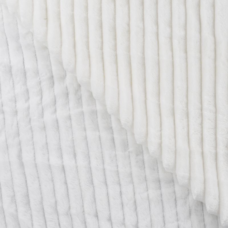 25 cm Luksusfleece - striper, offwhite
