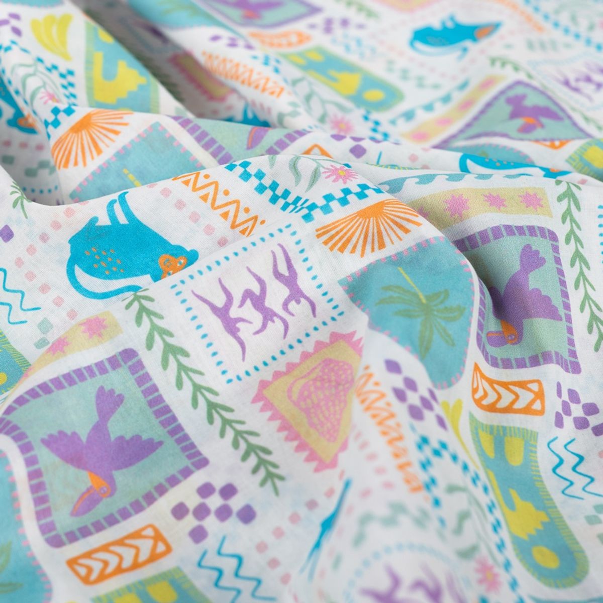 Bomullsvoile – middelhav motiver