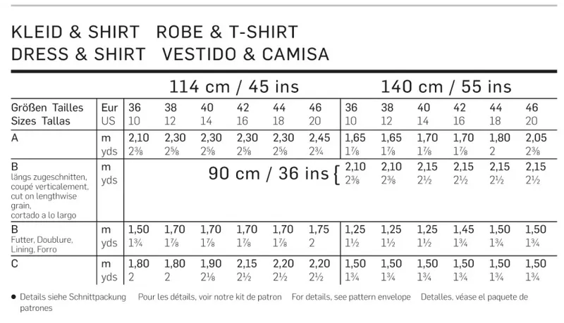 7031 - Burda - Kjole & Shirt