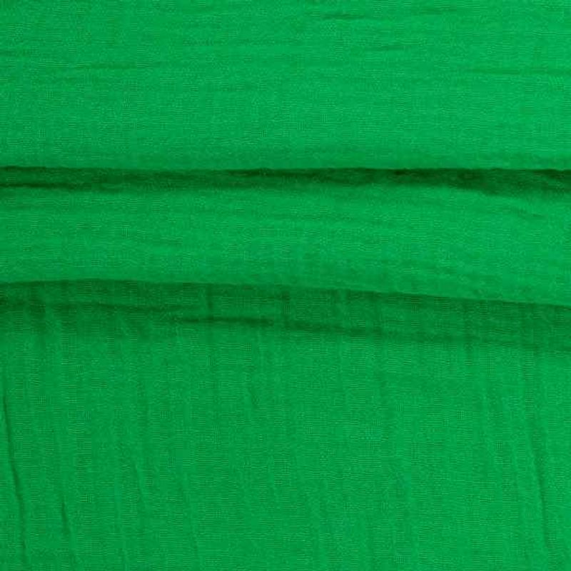 Musselin - gressgrønn, 140 cm