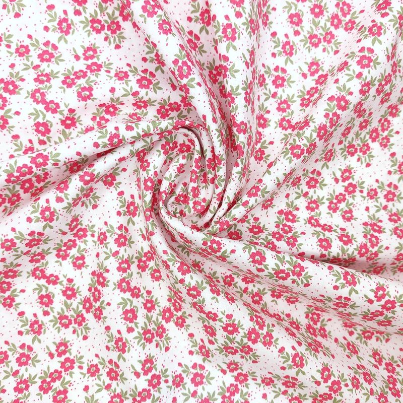 1 m Bomullspoplin - blomster BF