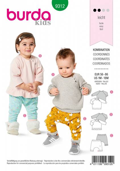 Bilde av 9312 - Burda - Gense / bukse