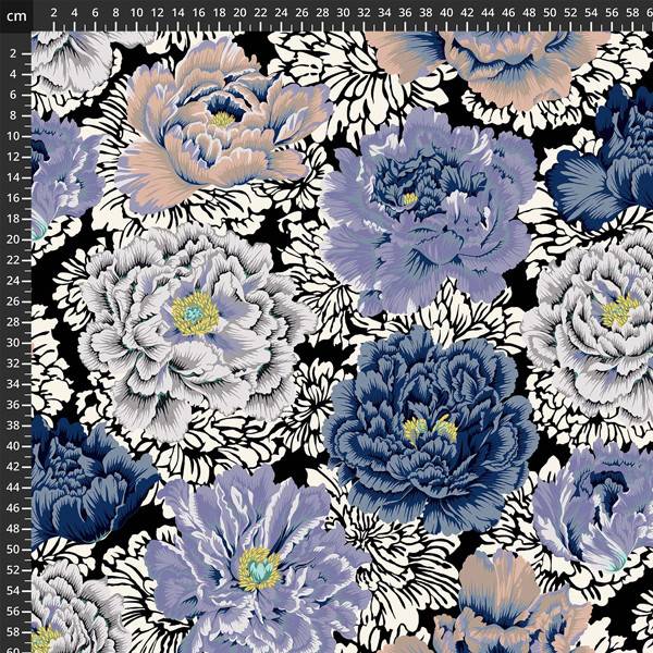 Bilde av Kaffe Fassett Stash - Brocade Peony - Grey