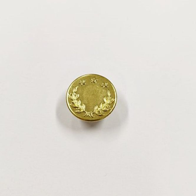 Hovedbilde Dongeriknapper -  17 mm, gull (6 stykk)