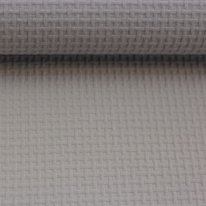 Hovedbilde Vaffelpiqué - fv. 676 taupe