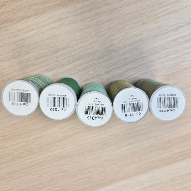 Trådpakke Cotton30 - Grønn oase - 5 x 300 m