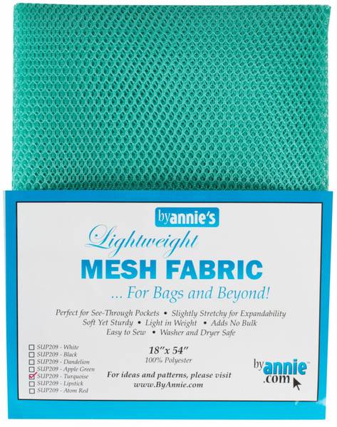 Bilde av Lightweight Mesh stoff - 46*137 cm - turkis