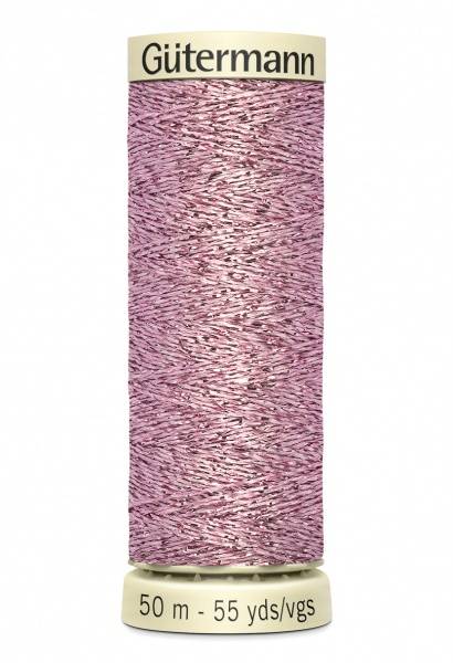 Bilde av Metallictråd, fv. 624 rosa, Gütermann, 50m