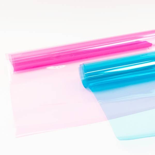 Bilde av 50 cm Veskeplast, rosa transparent