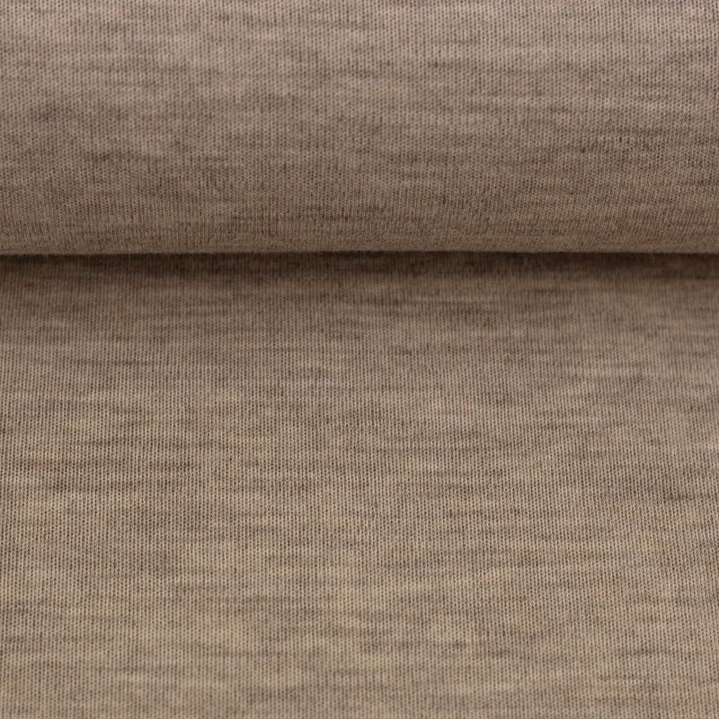Merinoull jersey -  beige melert, fv. 1170