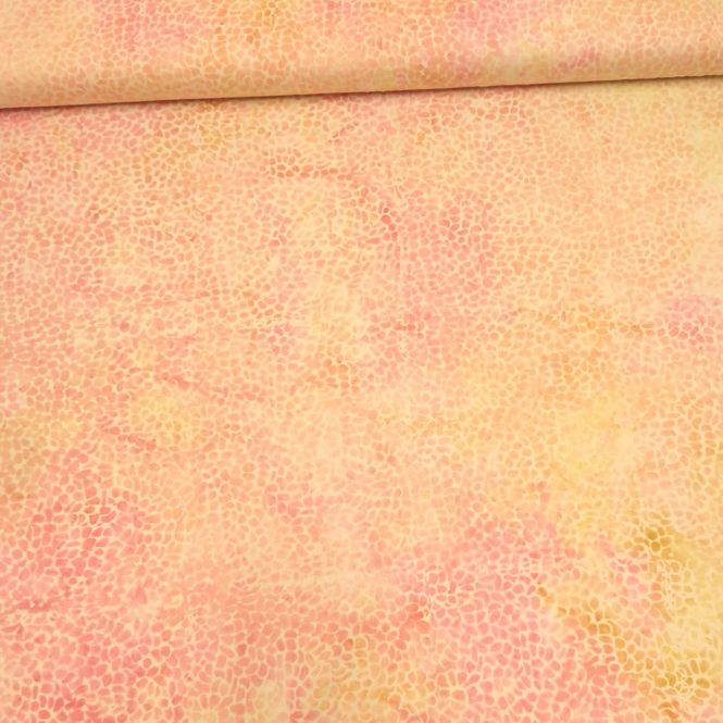 Hovedbilde Batikk - ville 8 mm prikker - gul-oransje-rosa