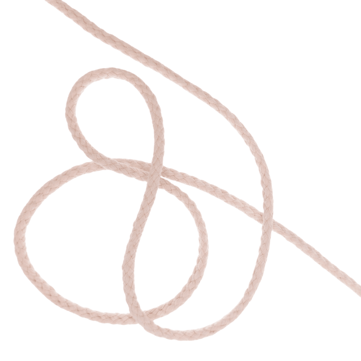 Snor, rund, 6 mm - natur