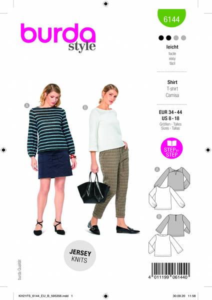 Bilde av 6144 - Burda - Genser/bluse