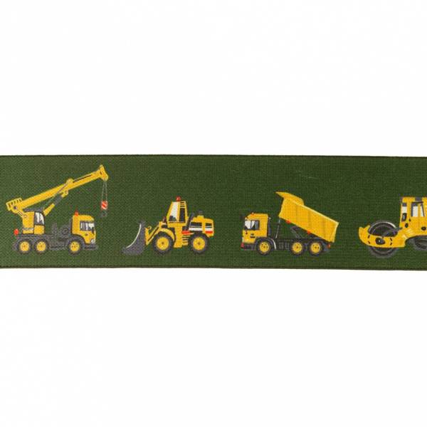 Bilde av Myk strikk, 4 cm - maskiner - kaki