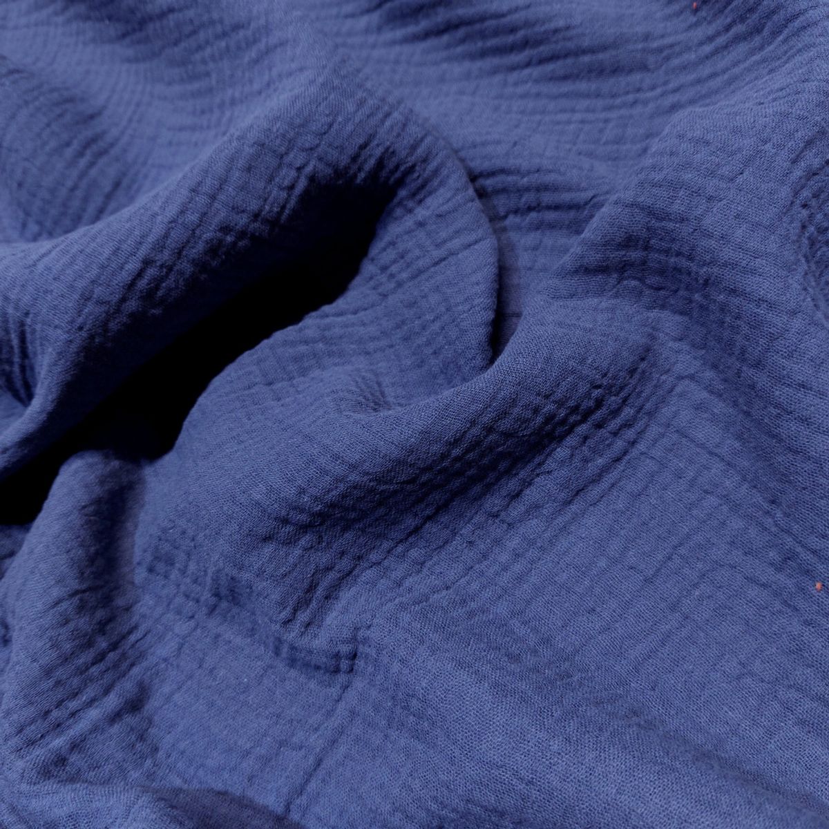 Musselin - jeansblå, fv. 006