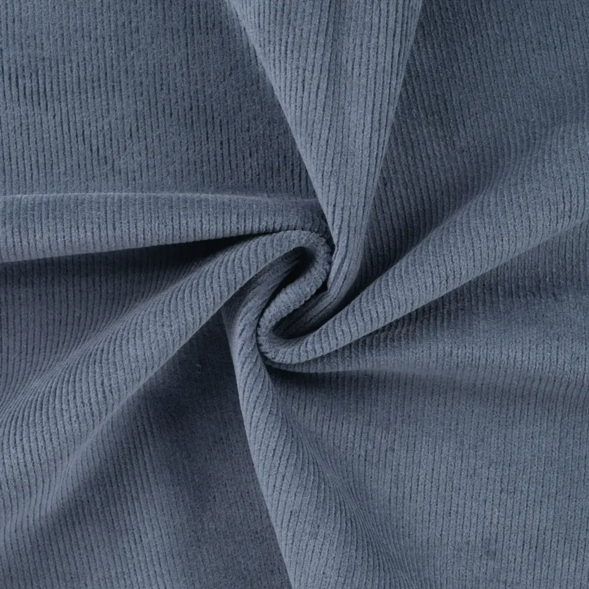 60 cm Kordfløyel m/ stretch 8W - jeansblå