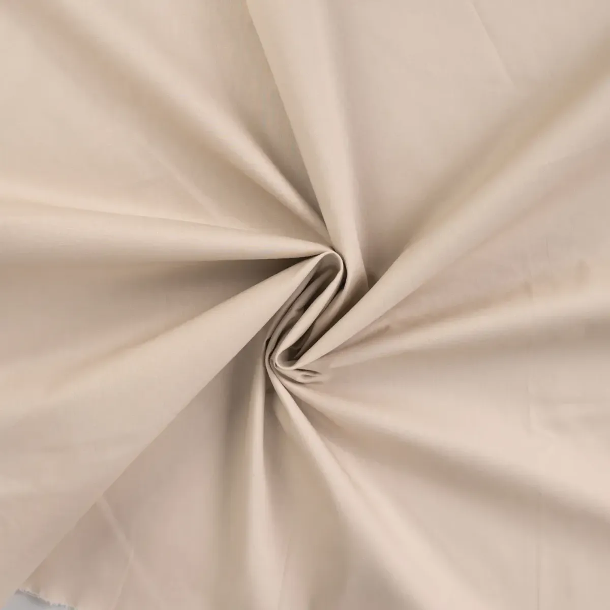 Poplin, sand - bomull