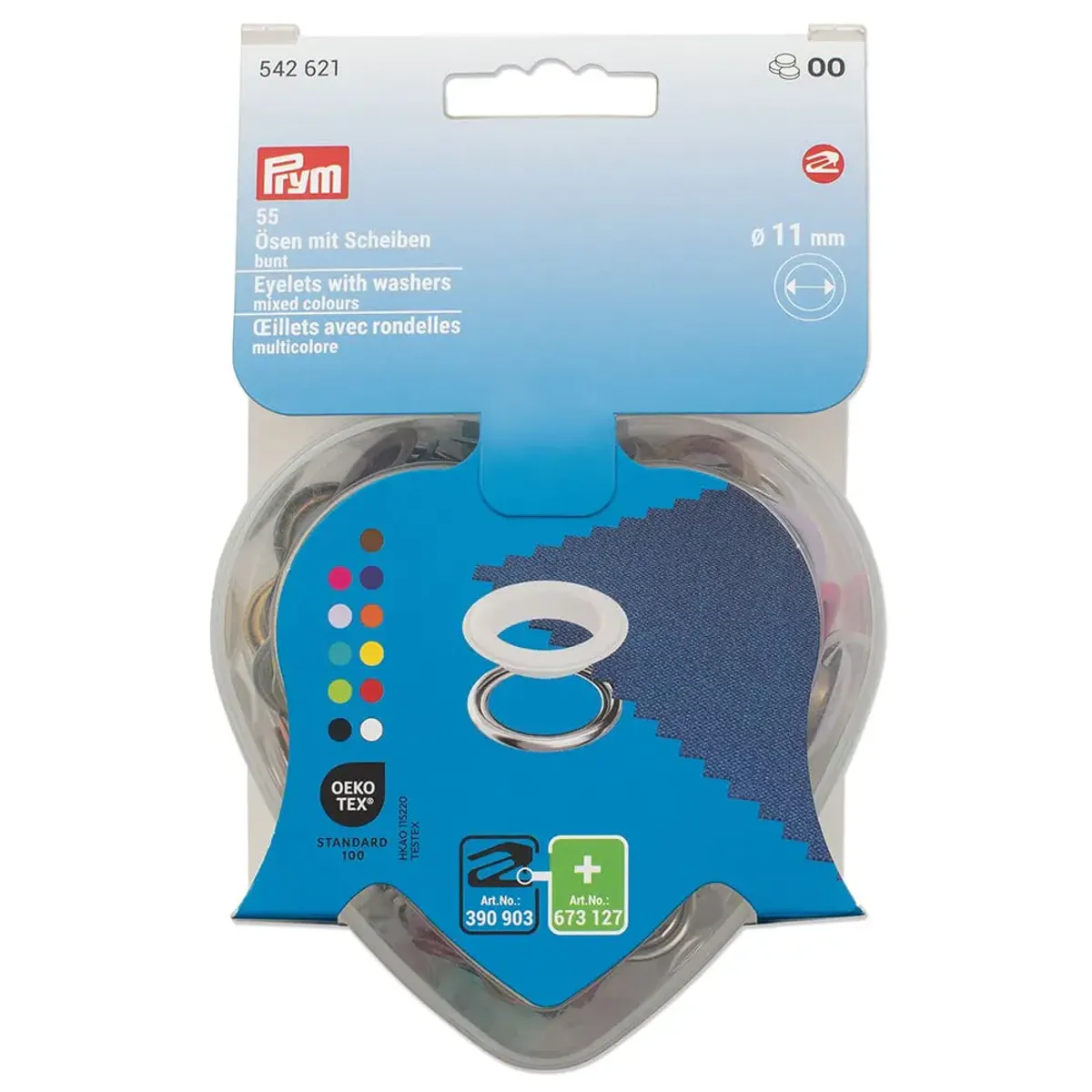 Maljer - 11 mm - boks med 55 st.