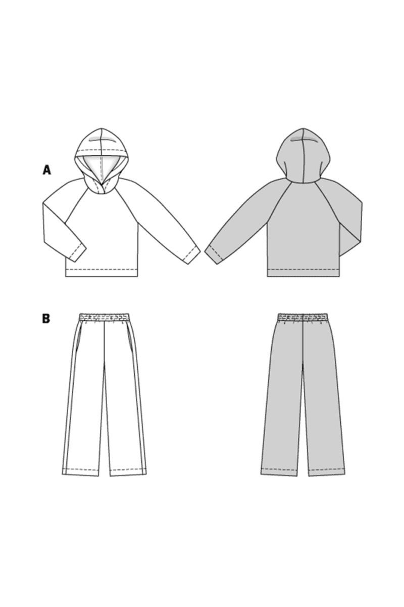 5694 - Burda - joggebukse & hoodie