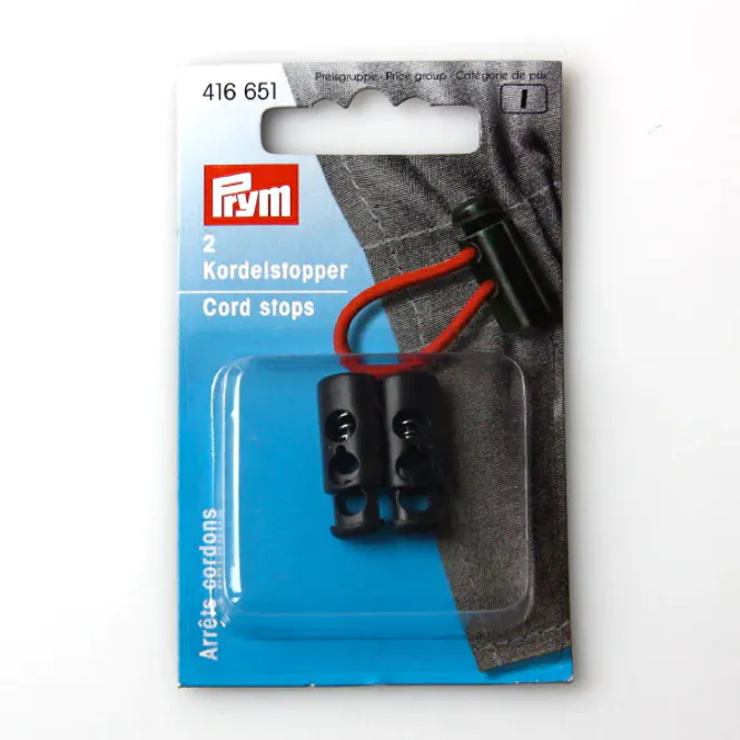 Hovedbilde Snorstopper - sort plast, 2 stykk