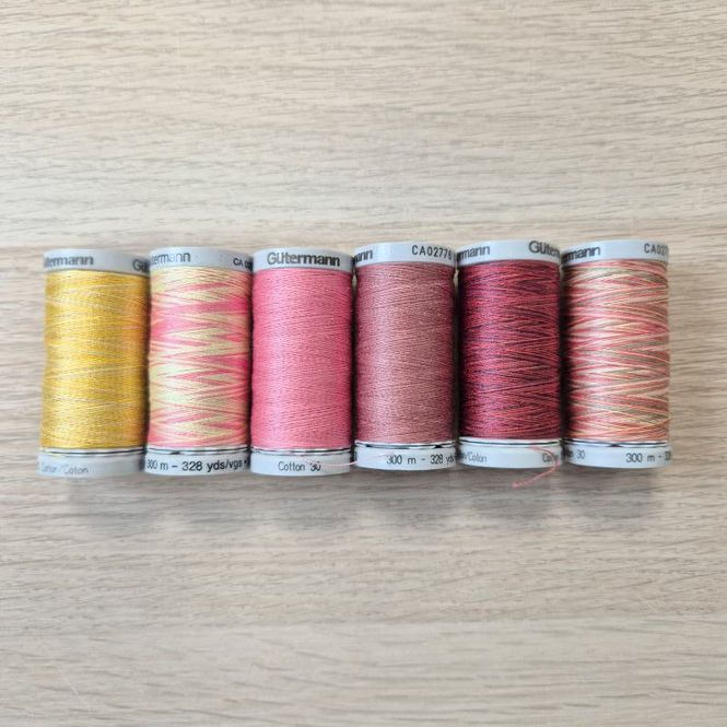 Hovedbilde Trådpakke Cotton30 - Solkyss - 6 x 300 m