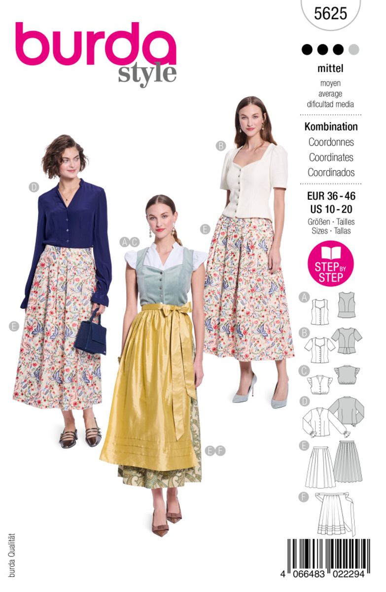 5625 - Burda - festdrakt