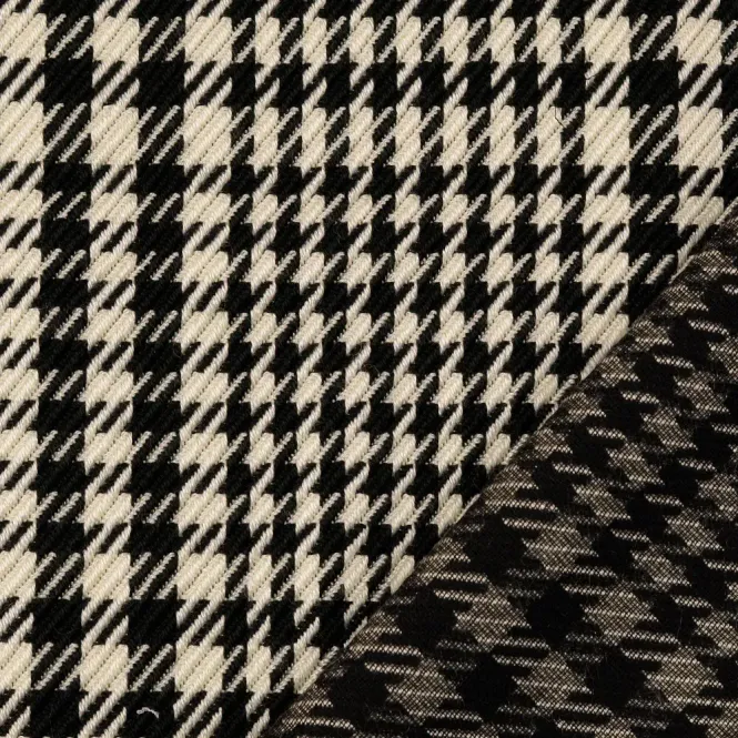 Hovedbilde Bouclé - sort-offwhite hundetann