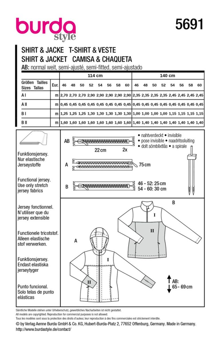 5691 - Burda - anorakk