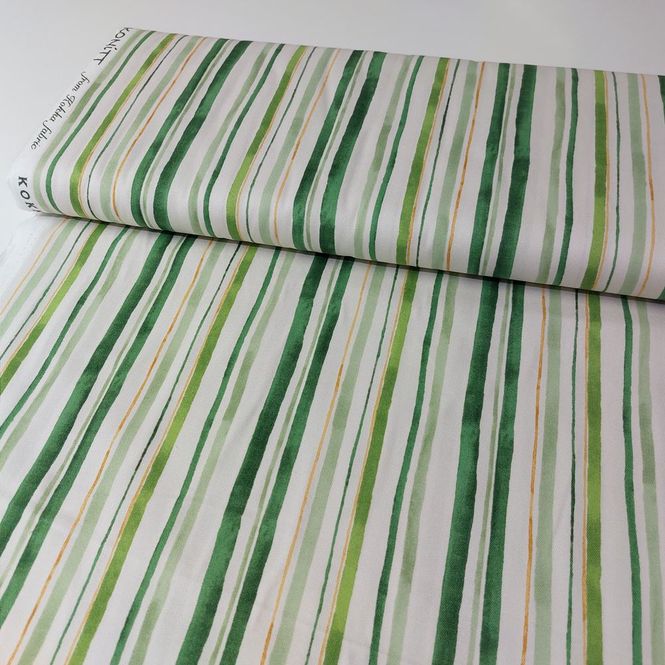 Hovedbilde 55 cm Kanvas - Konitt - striper, grønn