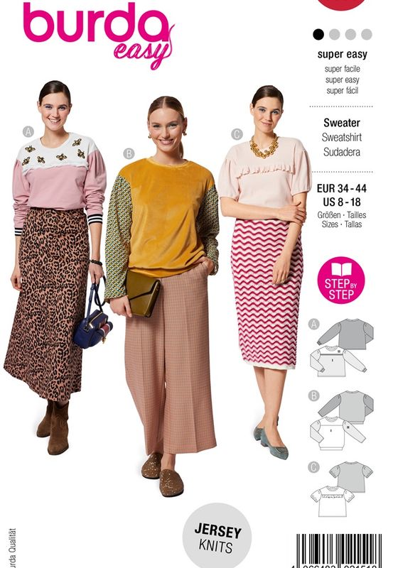 5650 - Burda - college genser
