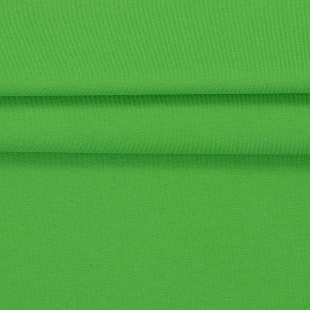 Bomullsjersey - limegrønn - 0255