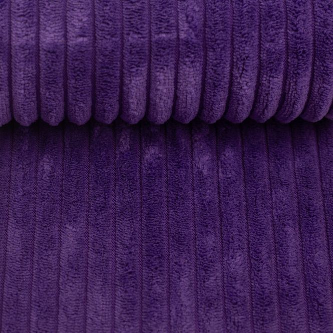 Hovedbilde Kord-velour - blålilla fv 644
