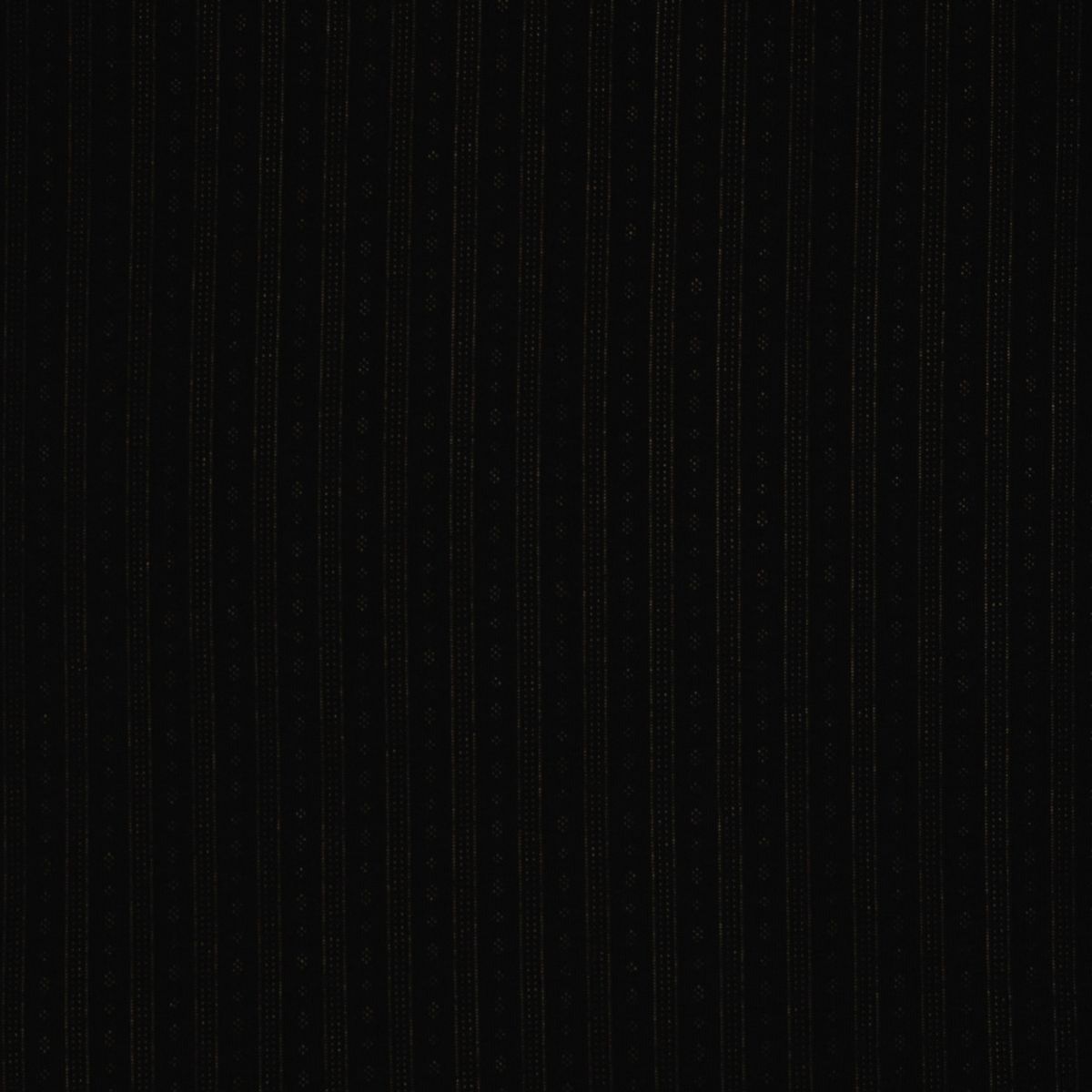 Pointelle jersey - striper, sort