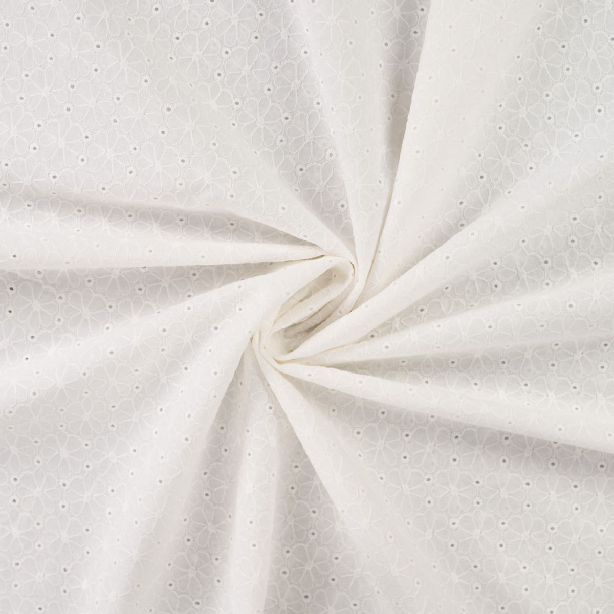 Engelsk blonde - små blomster, offwhite