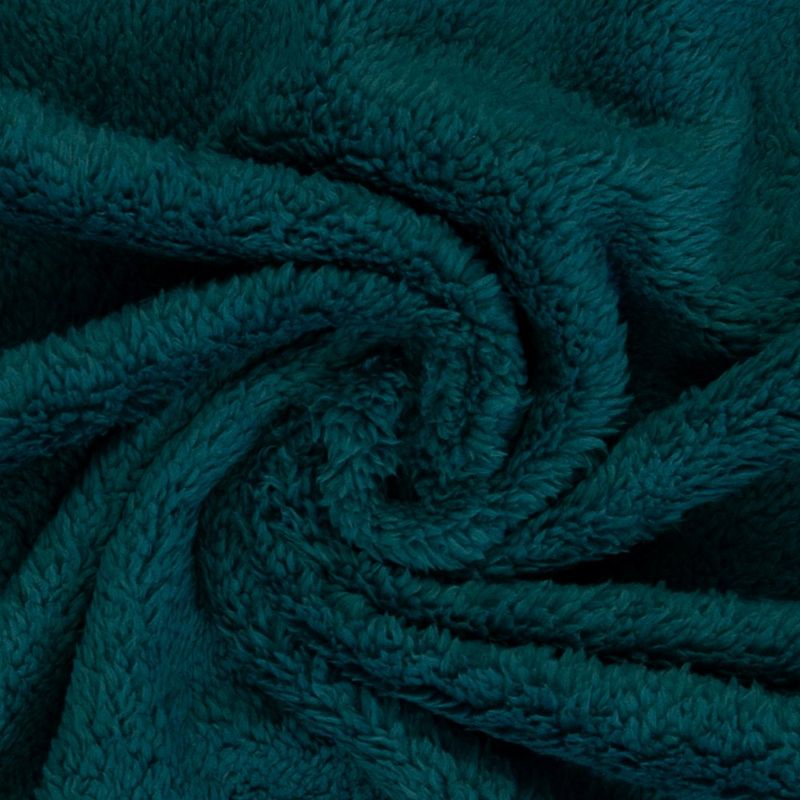 1 m Fleece m. plysj doubleface, petrol - fv 749