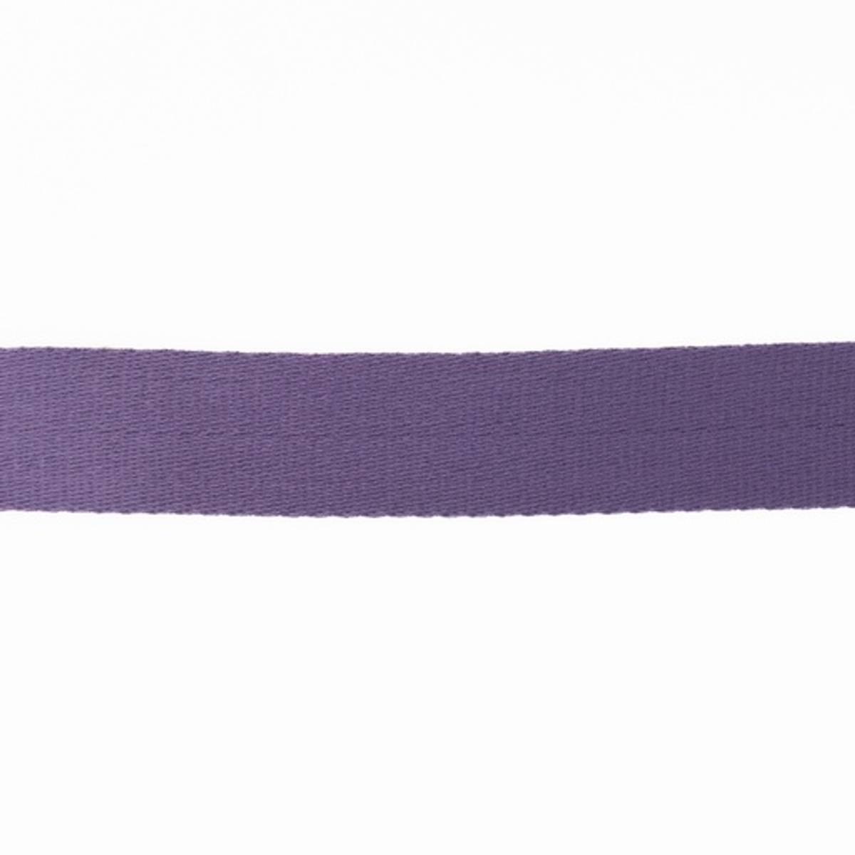 Webbing, bomullsbånd, 38 mm, duslilla