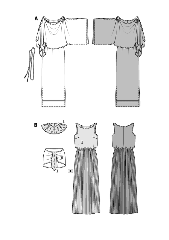 2353 - Burda - kostymer gresk & egyptisk
