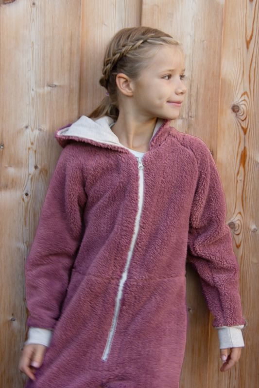 1 m Fleece m. plysj doubleface, petrol - fv 749